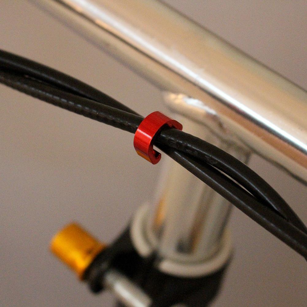 10Pc Brake Buckle C Clip Shift Cable Housing Hose Guide for MTB Road Bike Bicycle