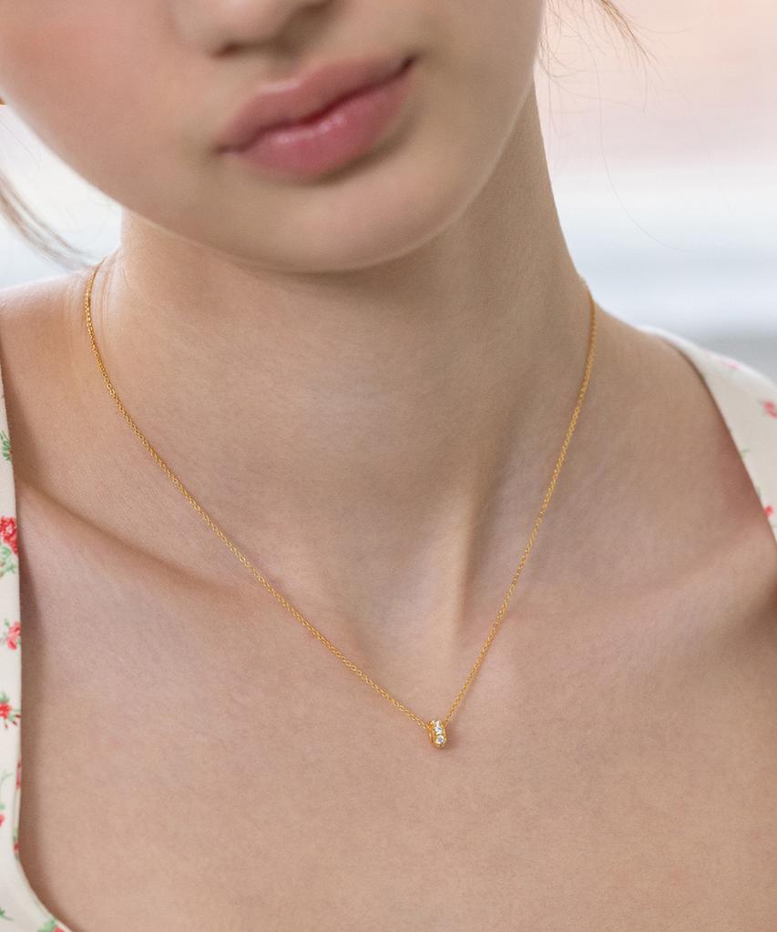 Tatiana (Silver 925) Glow Egg Ring Necklace Nz2468