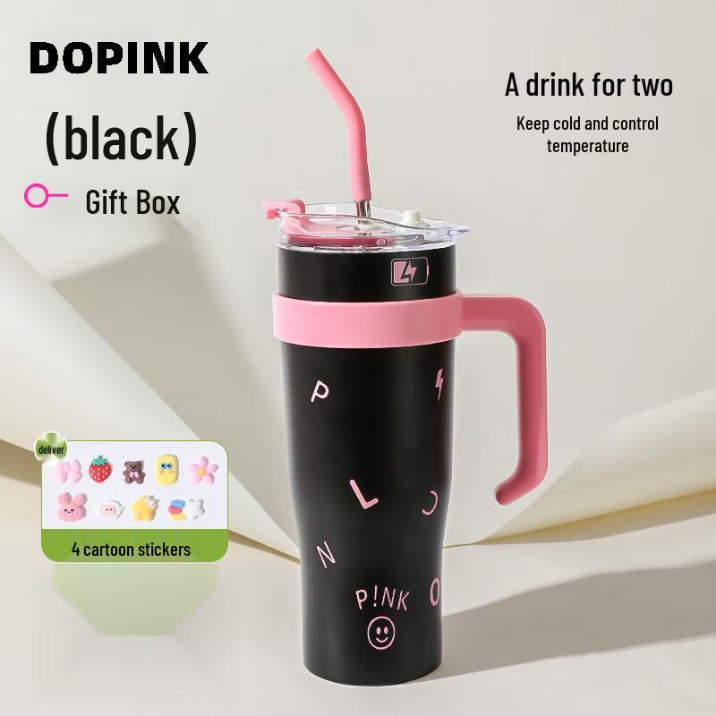 Портативный термостакан с трубочкой 1250ml
