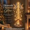 Glowing Angel Blessing Wall Light Snowflake Village Nativity Scene  Home Indoor Decor