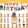 Anime Themed Naruto Birthday Party Ballon Banner Cake Topper Decoration Party
