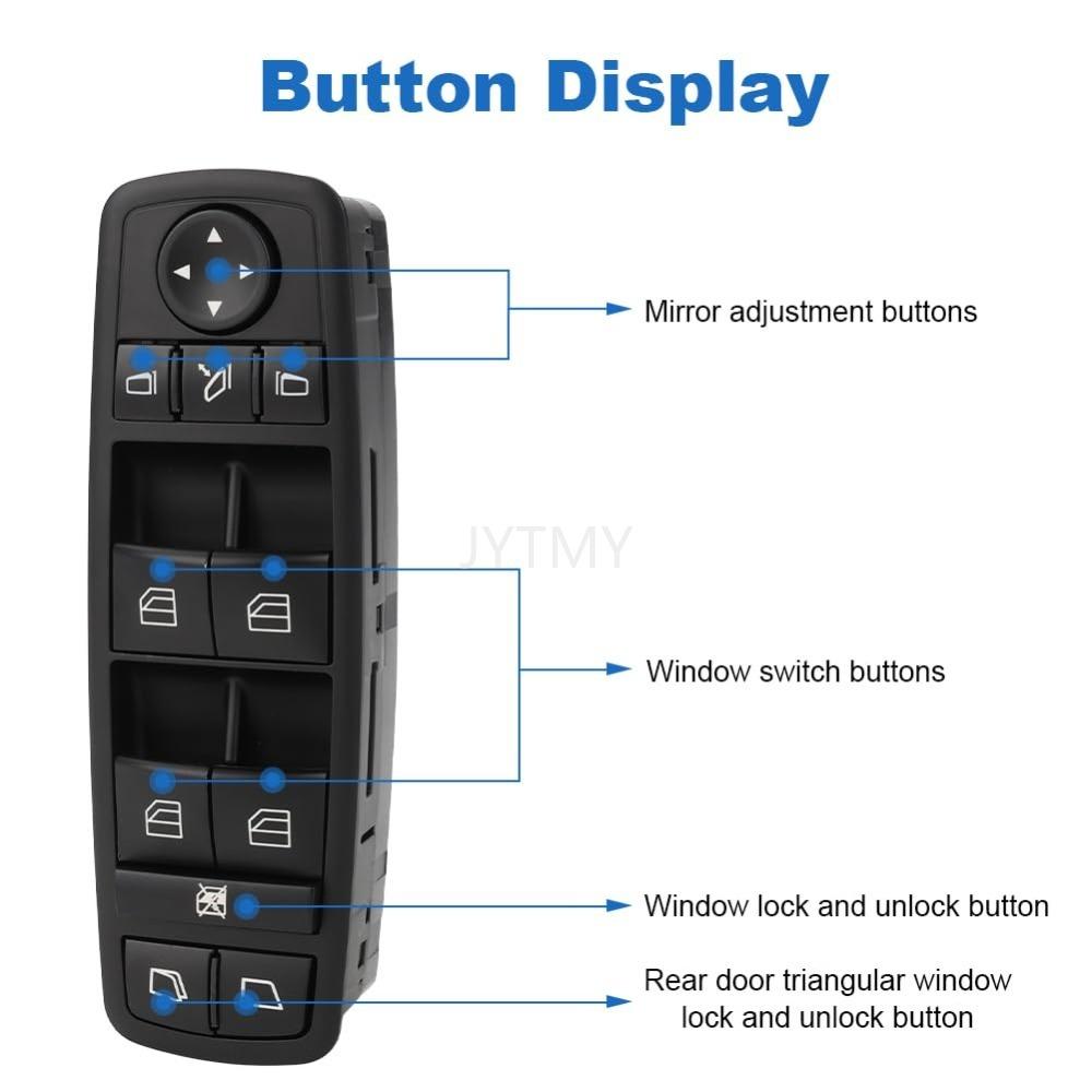 Elecric Power Mirror Window Control Switch Button Parts for Mercedes-Benz GL R Class ML350 W251 X164 GL450 R350 Car Accessories