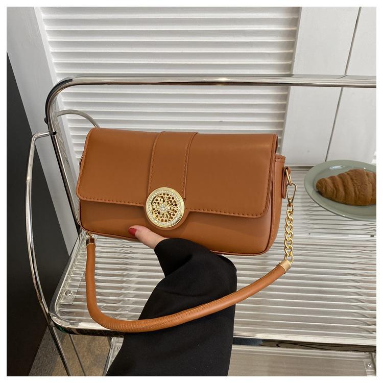 Minority women's diagonal cross hand-held single shoulder small square bag armpit bag