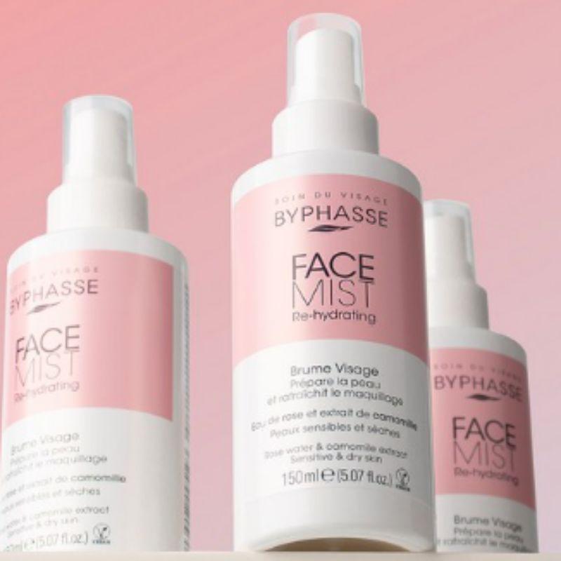 BY PHASSE Névoa Facial para Pele Sensível e Seca, 1 unidade, 150ml