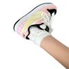 High-value retro trend 2025 spring new versatile student leisure sports board shoes women pink bread shoes women