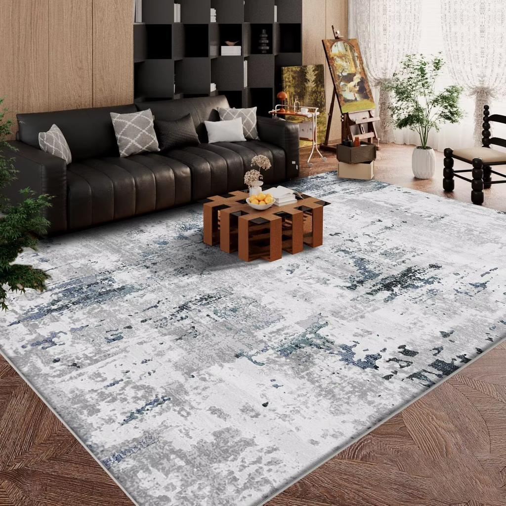 Minimalist Carpets Light Luxury Living Room Bedroom Decor Soft non-slip Rug Large Area Cloakroom study Floor Mat Easy cleaning