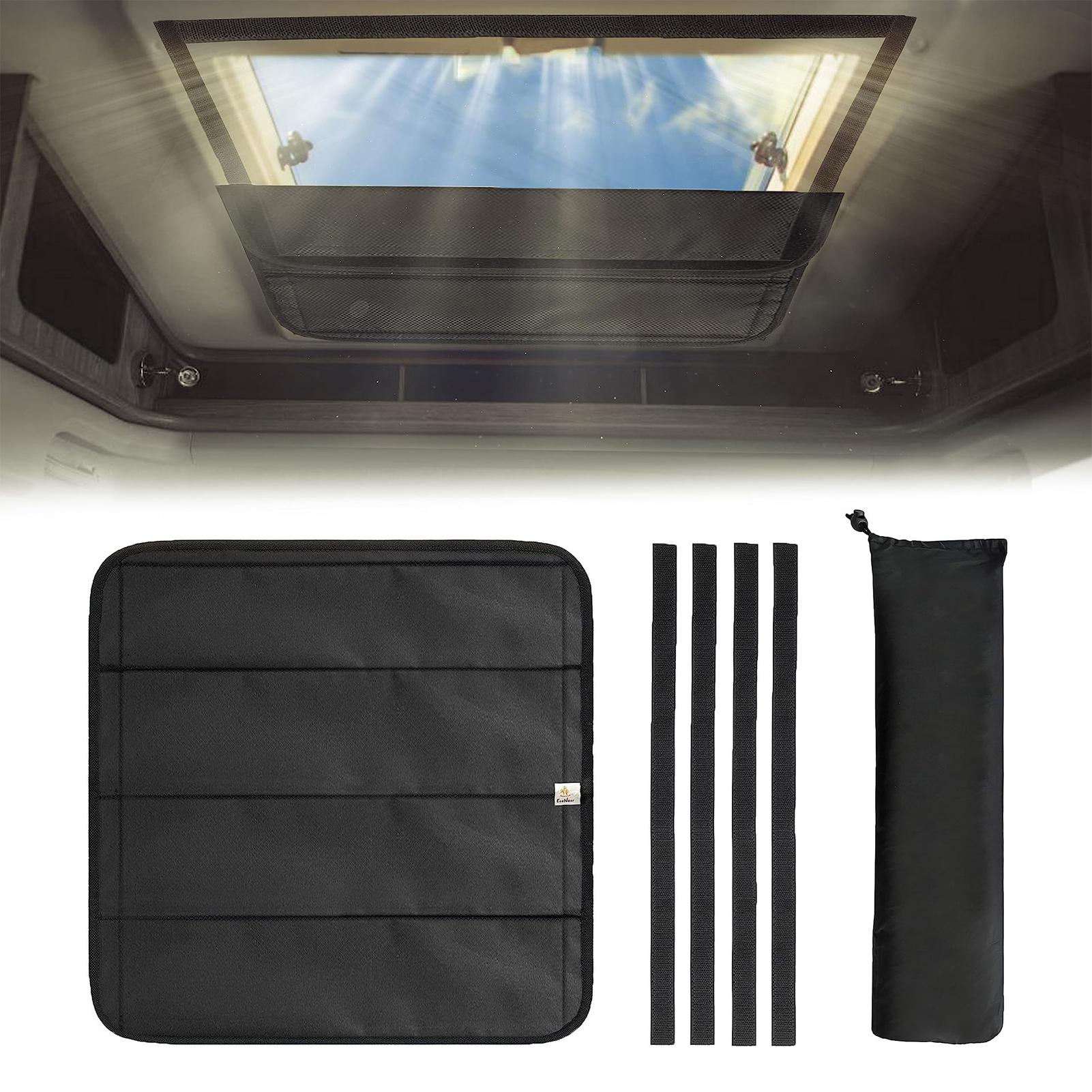 

RV Sunroof Sunshades Curtain RV Vents Skylight Insulator Cover Foldable Waterproof UV Protection Camper Window Sun Shade Covers