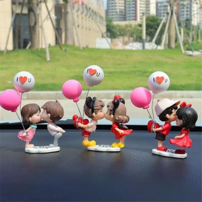 Interior Accessories Girl Boy Home Decor Couple Car Air Vent  Statues Perfume Clip Decor Car Ornaments