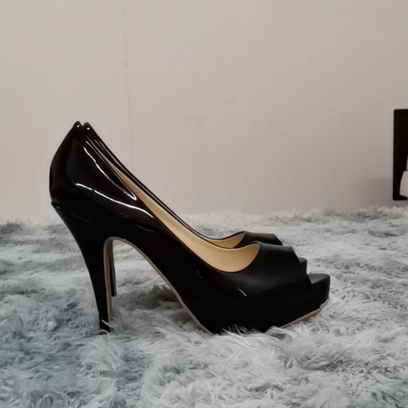 Dámské platformové lodičky na vysokém podpatku Módní Sexy S otevřenou špičkou 12cm Lakované Stilettos Gladiátorky Párty Svatba Jazzové taneční boty