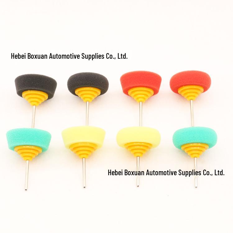 123-calowa gąbka polerska w kształcie stożka: Gąbka Detailingowa do Małych Powierzchni z Trzpieniem Kompatybilnym z Wiertarką