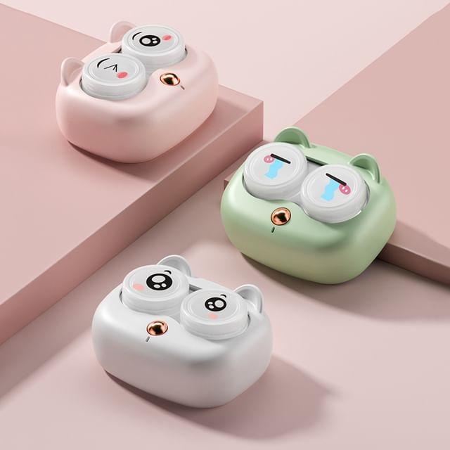 

HOMTEC - USB-перезаряджуваний вібруючий кейс / відсік для чищення / набір для очищення контактних лінз з УФ-дезінфекцією Set Of 3 - Cleaning Case & 2 Pcs - Cleaning- Green