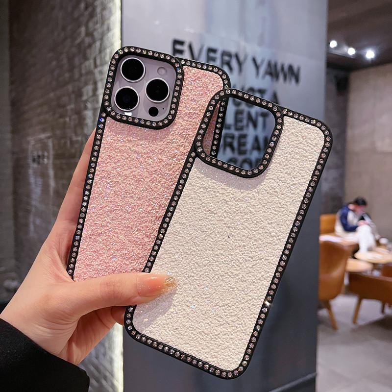 Підходить для Apple 16ProMax Блискучий інкрустований діамантами чохол для телефону, IPhone15 Висококласний блискучий 14 Протиударний захисний чохол