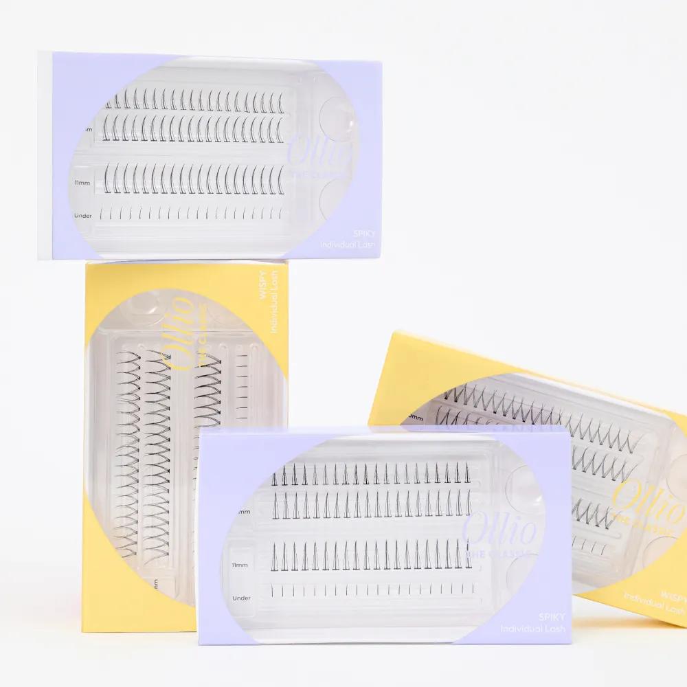 Ollio The Classic Indivisual Eyelash [KIT] (5/9/10/11mm) 80pcs Spiky (5/9/10/11mm) 80pcs