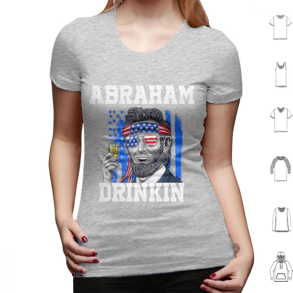 Abraham Drinkin-Abe Lincoln Merica Usa July 4th T Shirt 6xl Cotton Cool Tee Abraham Lincoln Abe Lincoln Abraham Drinkin Abe