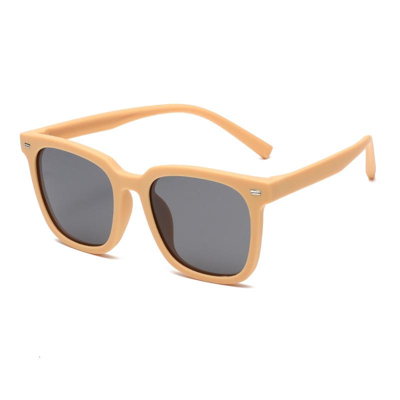 New Kids Silicone Cartoon Sunglasses UV Protection Trendy Fashion Simple Design 23014