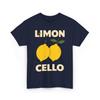 Limoncello T-Shirt, Italian Lemon Graphic, Yellow Fruit Print, Mediterranean Style, Cocktail Apparel, Holiday Gift, Cotton Top