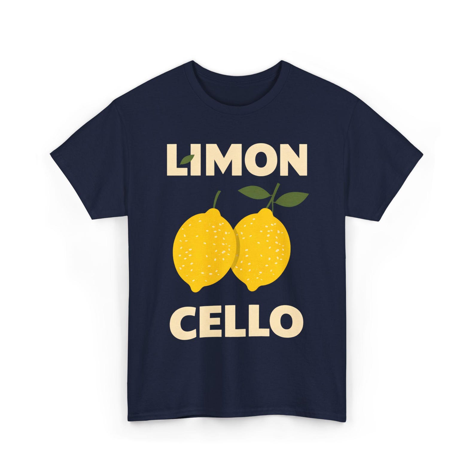 Limoncello T-Shirt, Italian Lemon Graphic, Yellow Fruit Print, Mediterranean Style, Cocktail Apparel, Holiday Gift, Cotton Top S