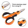 New 420 Stainless Steel Fishing Scissors Accessories Electrician's Scissors Cutting Cables Stripping Wires Cutting Insulators