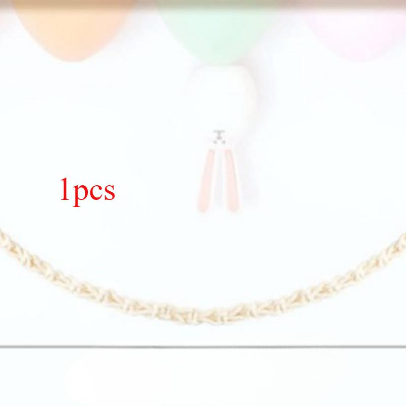 

1/2pcs Hand-woven Cotton Rope Plush Toy Net Bag Storage Hanging Chain Bag Hat Sock Clip Hanging 200cm