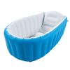 Inflatable Baby Bathtub with Air Pump Water Level Marker Skid Resistance Bottom Foldable Toddler