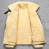 Winter PU Leather Jacket Men's Fur Large Size Thickened Jacket