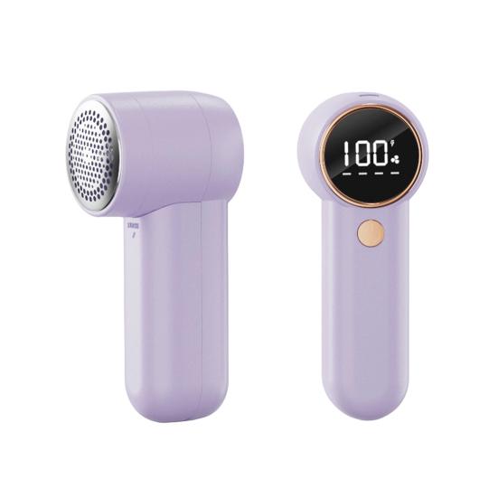 Electric Fabric Shaver Lint Remover Rechargeable Defuzzer with 3-Speed Pill Removal LED Display USB Charging Cable Lint Cutter