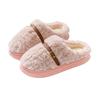 Household thermal fleece home slippers thick-soled plush winter cotton slippers cotton shoes non-slip winter