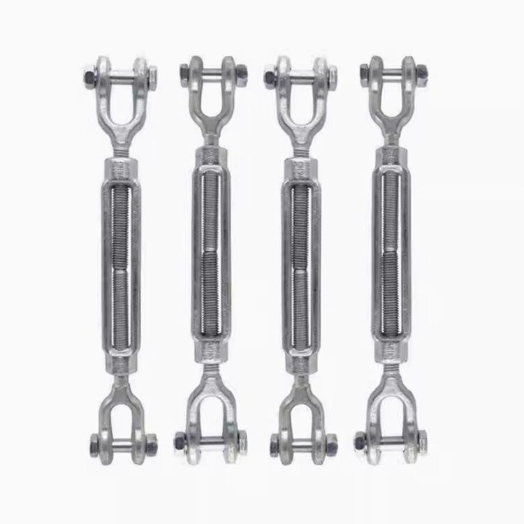 High-Strength Marine Turnbuckle, American Style, Carbon Steel, Hot-Dip Galvanized, Drop Forged