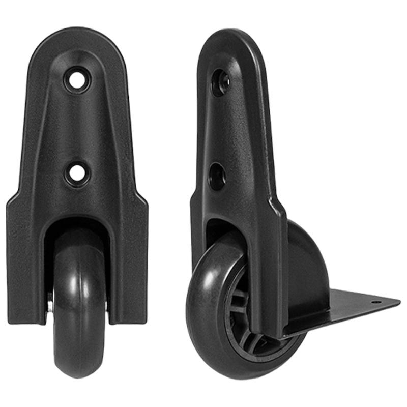 

1 пара Универсальные дорожные чемоданные колеса для замены Легкая установка 70 мм диаметр Направленные колеса Комплекты 1 чёрный