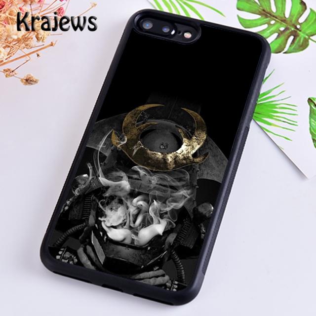 Samurai Mask Helmet Phone Case Cover For iPhone 17 Air 16 15 14 plus 12 13 pro max coque Shell Fundas