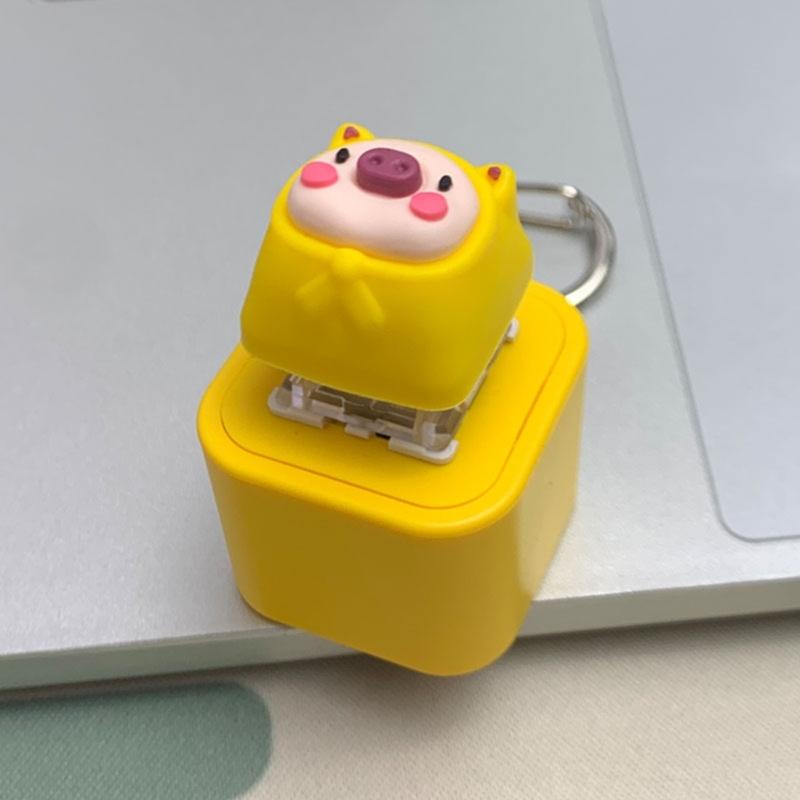 Rechargeable Stress Relieving Keypad,Adult Animals Finger Finger Button Clicking Ornament For Classroom Office
