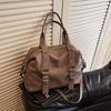 PU Leather Underarm Bag Retro Crossbody Bag with Adjustable Strap Tote Bags for Women