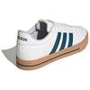 Adidas Anti Slip Wear Resistant Low Top Skateboard Shoes Unisex White Green Yellow Sneakers JR0078