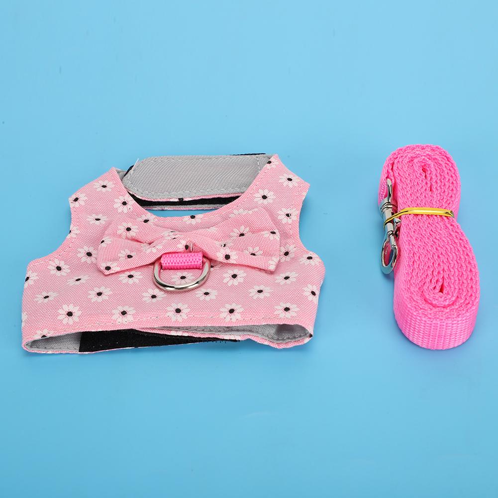 S Vest Harness with Hamster Chest Strap Leash Small Animal Accessories
