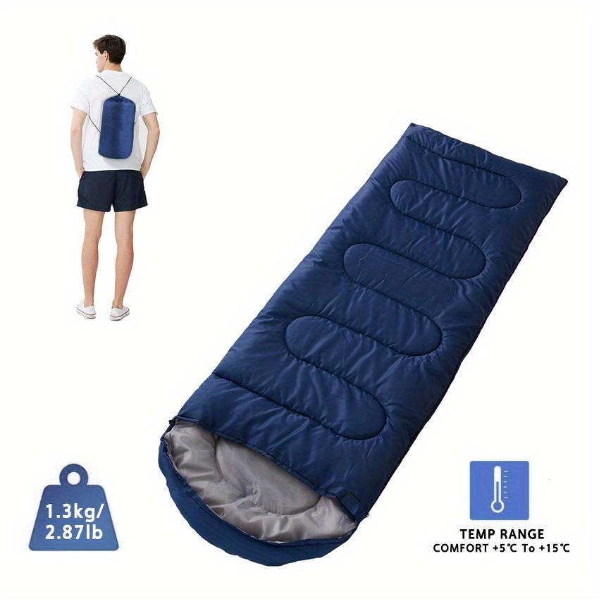 Camping Sleeping Bag Lightweight 4 Season Warm Envelope Backpacking Outdoor Cotton Winter Sleeping Bag