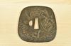 Japanese Samurai Sword Katana Iron Tsuba with Fujin Design