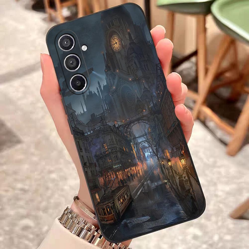 

Steampunk Fantasy City Phone Case For Samsung S25 Edge 24 23 22 21 20 Ultra Plus Fe Galaxy A54 53 34 25 16 Silicon Cover Samsung S20