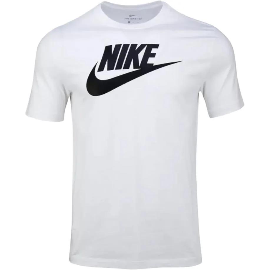 Nike Casual Sportswear Sets Men's White+Black Crew Neck Moderate (Unisex) Casual Sportswear Sets AR5005 101+DD5004 010