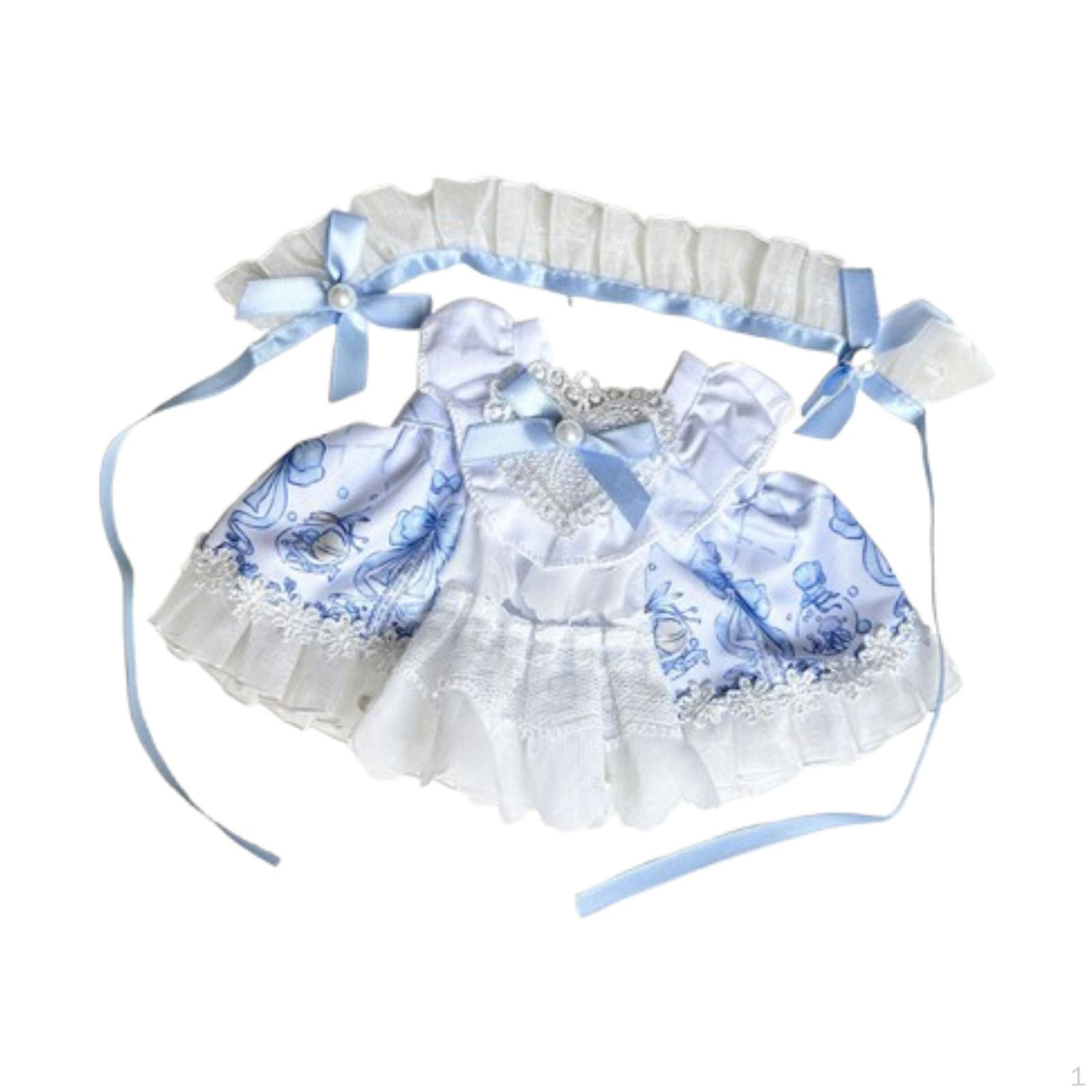 

20 см Милая кукольная одежда Платье Съемная Гибкость Подвеска Мягкая Образовательная Мода