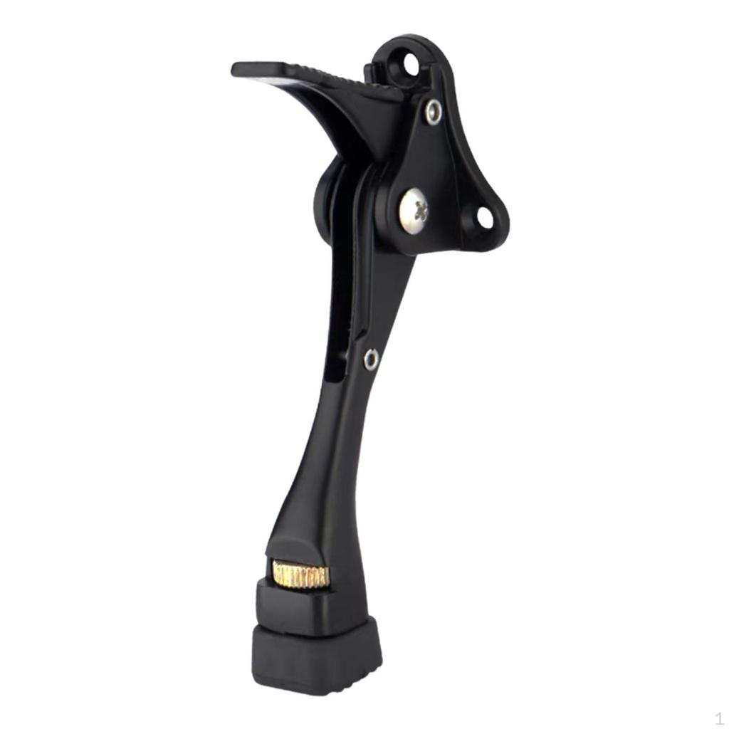 Adjustable Indoor Door Stop 5.5inch Long 10mm Rubber Tip Kickstand Foot Operated