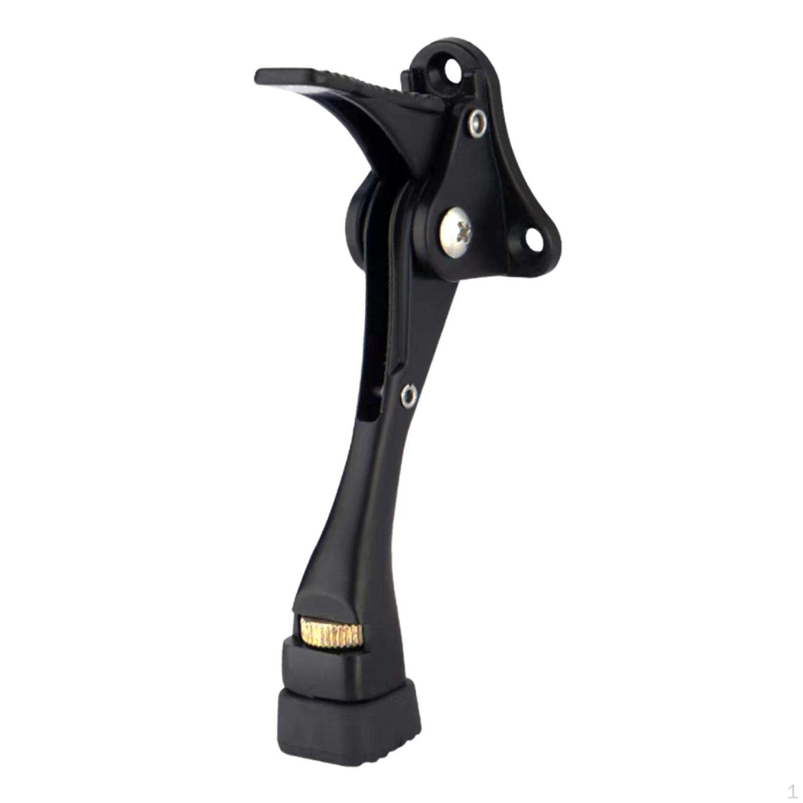 

Регулируемый дверной упор для двери в помещении, 5,5 дюймов в длину, резиновый наконечник 10 мм, подставка с ножным управлением Black