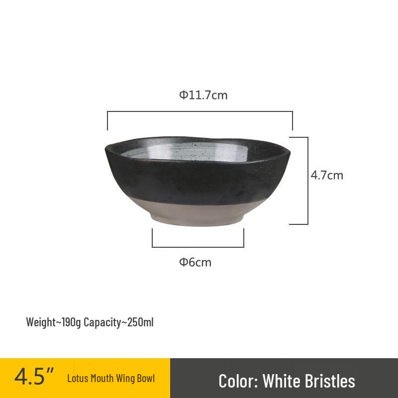 

ZISIZ Handmade Underglaze Ceramic Rice Bowl Set