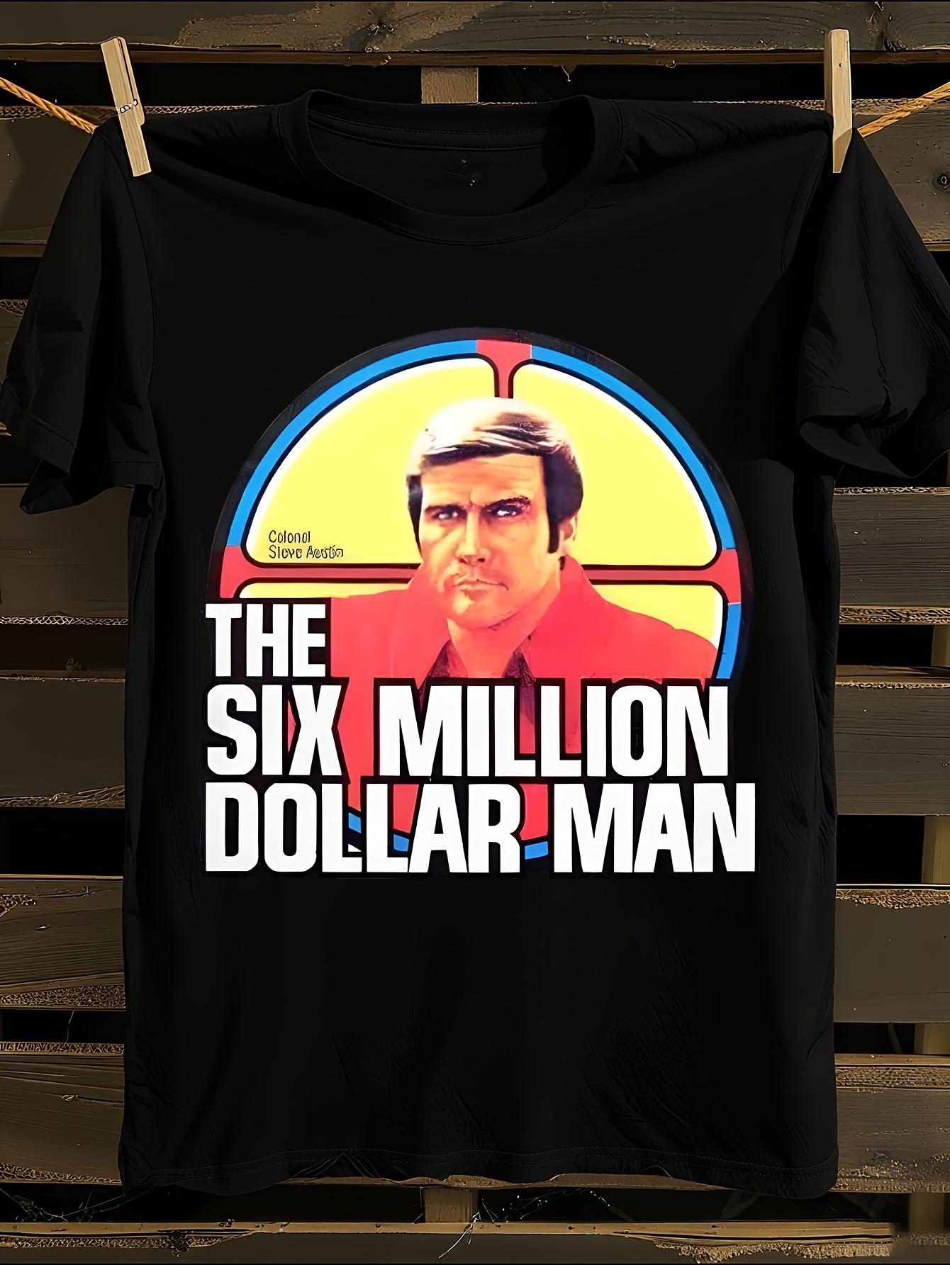 The Six Million Dollar for Vintage TV Show Graphic T-shirt XXXL