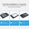 Portable Type C 2.5in SSDs Hard Drive Case for SATAs Drives Featuring Fast USB3.1 Connectivity 2.5Inch Hard Disk Box