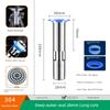 304 Stainless Steel Fault Floor Drain Core Deodorant Sewer Deep Water Seal Extension Pipe Lengthened Inner Core Bathroom Shower