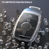 for Mercedes Benz E C S GLC Class E200 E400 E63 W213 S550 S560 C260 A200 Key Shell Protector TPU Transparent Car Key Case Cover