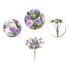 Fake Artificial Flowers Outdoor For Decoration No Fade Faux Plastic Hydrangea Plants Garden Porch Window Kitchen Office Table