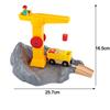 Wooden Train Track Racing Railway Street Sign Toys Bridge Track Accessories Fit Biro Wood Tracks Creative Toys For Children Gift