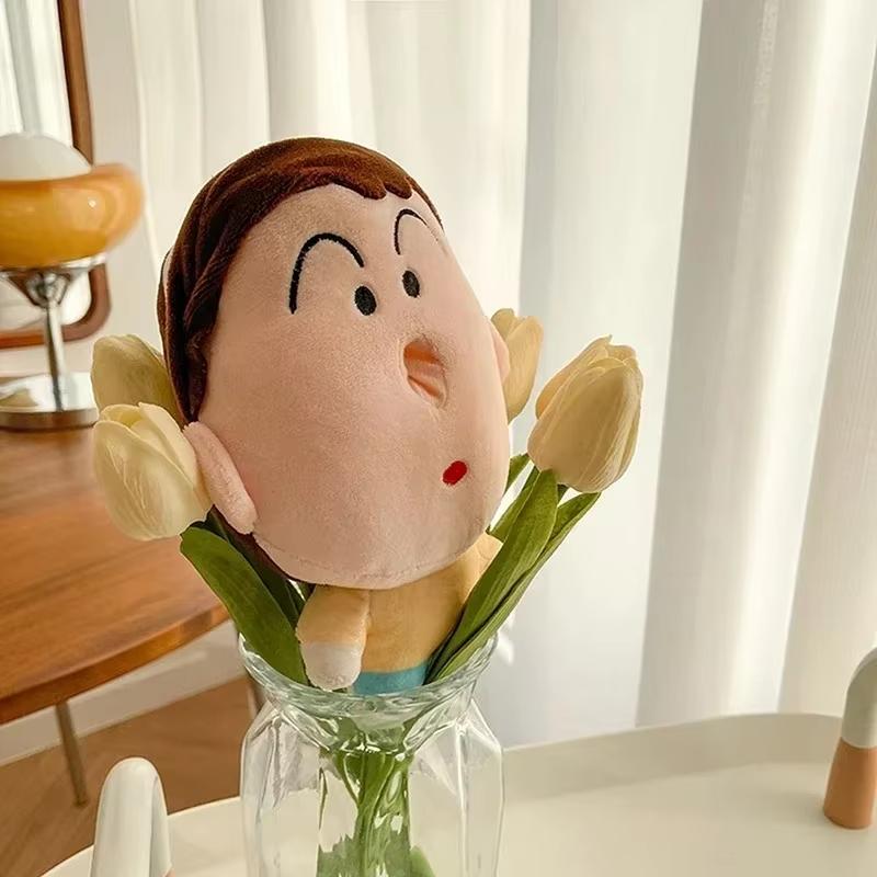 21Cm Anime Crayon Shin-Chan Boochan Tissue Box Originality Plush Dolls Funny Design Plush Stuffed Keychain Couple Bag Pendant