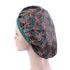 New Amoeba Satin Round Cap Elastic Wide Brim Night Cap Shower Cap Beauty Salon Cap